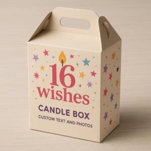 custom 16 Wishes candle box