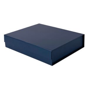Navy Blue A4 Shallow Magnetic Gift Boxes