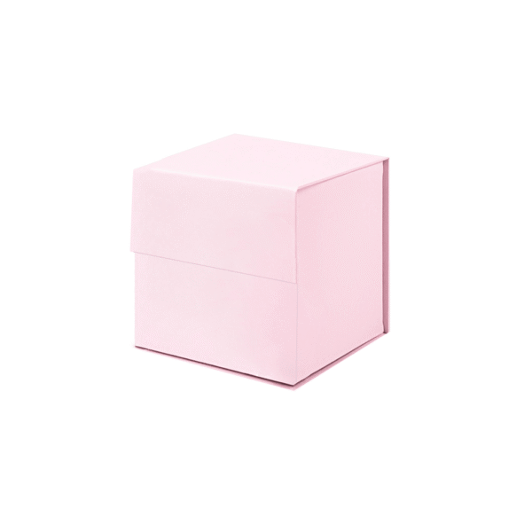 Powder Pink Small Cube Magnetic Gift Boxes