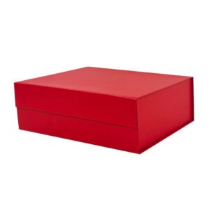 Red Medium Rectangle Magnetic Gift Boxes