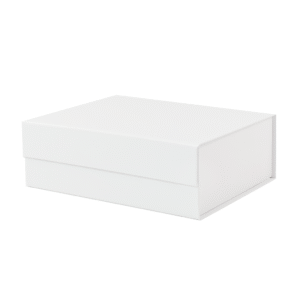 White Medium Rectangle Magnetic Gift Boxes