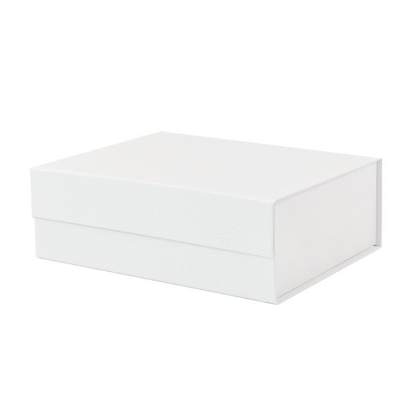White Medium Rectangle Magnetic Gift Boxes