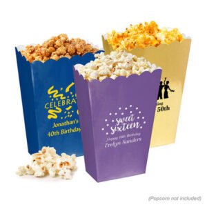 Design Your Own Birthday Mini Popcorn Boxes