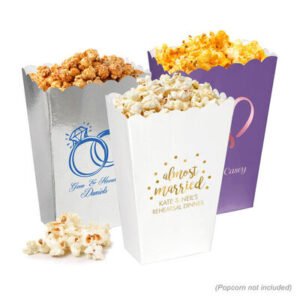 Design Your Own Wedding Mini Popcorn Boxes