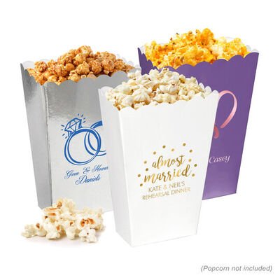 Design Your Own Wedding Mini Popcorn Boxes
