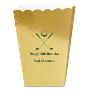 Golf Clubs Mini Popcorn Boxes