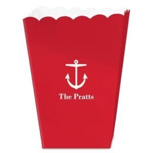 Nautical Anchor Mini Popcorn Boxes