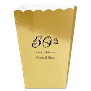 Pick Your Vintage Anniversary Mini Popcorn Boxes