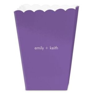 Right Side Name Mini Popcorn Boxes