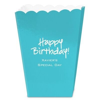 Studio Happy Birthday Mini Popcorn Boxes