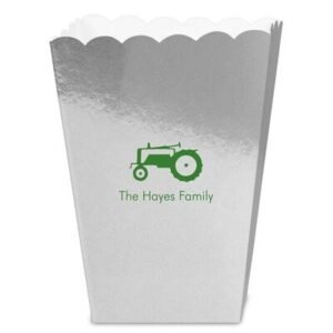 Tractor Mini Popcorn Boxes