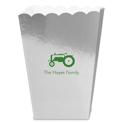 Tractor Mini Popcorn Boxes