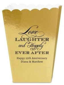 Love Laughter Ever After Mini Popcorn Boxes