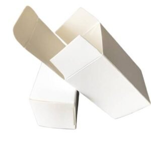 White Reverse Tuck End Cardboard Boxes