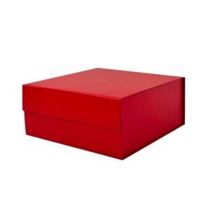 Red Medium Square Magnetic Gift Boxes